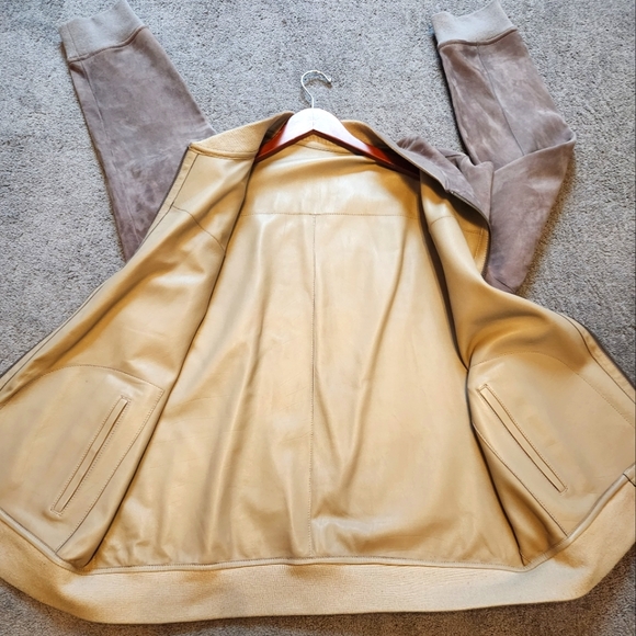 Allen Edmonds Gray Suede Jacket - Picture 4 of 5